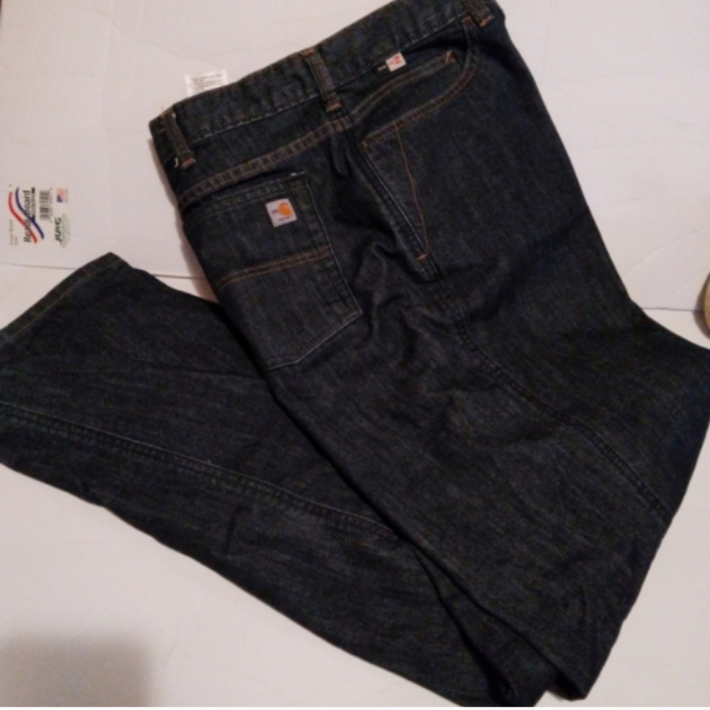 Carhartt Women's Deep Indigo Straight Leg Jeans